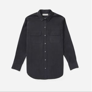 Everlane The Washable Silk Relaxed Button-Up Shirt